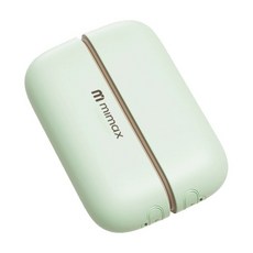 mimax 米覓 二合一小暖心暖手寶 聖誕交換禮物首選 暖暖包 磁吸 三檔控溫, mimax 二合一小暖心暖手寶 淺綠色, 1個