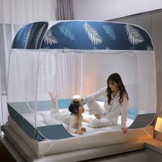 원터치모기장 로얄다이아 체크모기장 텐트형모기장, 야자수 모기장