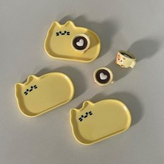 피규어 미니 별다꾸 꾸미기 DIY 도시락 미니도시락 소품샵 아기자기 접시 컵 쟁반 카페 고양이, 컵 1PCS