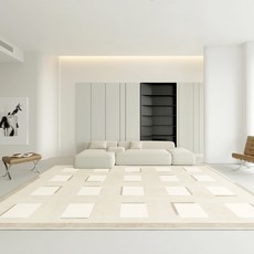 쟈오시 보들보들한 편안한방수 카페트 거실 카페트 세탁가능 미끄럼방지 대형 거실 러그