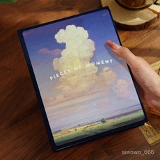 相簿冊/相冊本 拍立得專用 多尺寸 (3x5 4x6 5x7) 高級紀念相本, 海畔花田,全橫版5寸200張（標準過塑都能放）