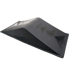 D.L.D 多用途極限運動小斜坡組，適用滑板、直排輪、溜冰鞋、BMX單車、遙控車，一體雙斜坡設計, 1個, 小斜坡 一體雙斜坡