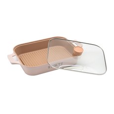 슈톨츠 로제 IH 사각그릴팬 30cm양수냄비 스텐 찌개 전골 라면, 단품, 1개, 단품