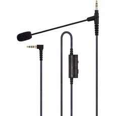 HyperX 하이퍼엑스 클라우드 플라이트 호환 케이블 붐 마이크 | 3.5mm 잭 헤드폰 - 플레이스테이션 PS4 또는 Xbox One 컨트롤러 PC 태블릿 노트북 스마, 150 CM