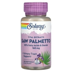 Solaray 솔라레이 바이탈 추출물 쏘팔메토 160mg 소프트젤 120정, 1개