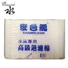 變色龍過濾棉/便當盒專用過濾棉/過濾白棉/濾水棉/A級過濾棉/15片袋裝, 1個