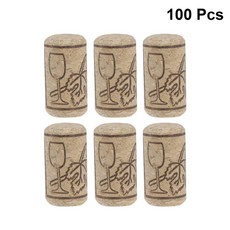 2.1X4cm 병 밀봉 가능한 코르크 홈 마개 코르크 개 개 바 50 100 재사용 와인