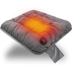 SEEYA 전기 방석 USB 핫 매트 1인용 따뜻한 이불 3단계 온도 조절 5초 속난 45℃/55℃/65℃ 씻을 수 있는 의자용 히터 사무실/교실/재택근무 대응 45*45cm 이동, 상세페이지 참조, 상세페이지 참조