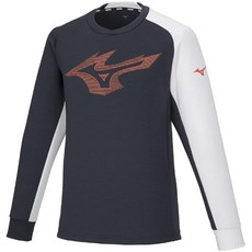 미즈노 테니스웨어 스트레치 스웨트셔츠 긴팔 62JCA005 네이비 블랙 S