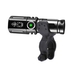 충전식 LED 자전거 라이트 전조등 후레쉬 랜턴, 1개