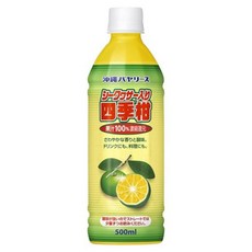 Asahi 오키나와 비야리스 시콰사가 들어간 사계감 페트병, 1개, 500ml