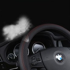 자동차 차량 370/380공용 운전대덮개 다그 스티치 핸들커버 15375PC 1(EA), 빨강