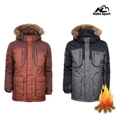 男款Anchorage毛領連帽羽絨夾克