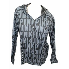 Victoria's Secret Pink Anorak 윈드브레이커 재킷 하프 지퍼 멀티 컬러 사이즈 XS/스몰 신제품 207828