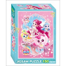 프린세스 캐치 티니핑 직소퍼즐 150pcs : 사랑의 프린세스 팬시 하트와 프린세스 티니핑, 아이누리(학산문화사)