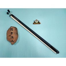 【國華撞球】KH1707黑檀插黑檀藍色板6插仿紹撞球桿，撞球桌撞球桿撞球用品專賣店, 1個