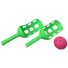 玩具兄妹 戶外拋接球玩具組, 綠色和粉紅色, 1個