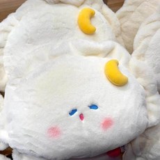 올원픽 만두쿠션 화이트 베개 등쿠션 인형 만두 쿠션, 1개, 문