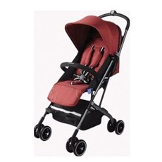 SYNCON 輕便嬰兒手推車，單手收摺高景觀寬敞座椅, 紅色