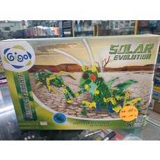 Gigo Solar Evolution 太陽能積木玩具 能源模型 142PCS 5合1組裝, GREEN, 1套