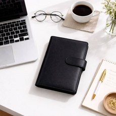 테르오 미니멀 A6 6공 바인더 다이어리, 1개, 블랙