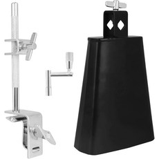 카우벨 및 클립 세트 조절 가능한 드럼 장착 브래킷 키트 키 타악기 악기 액세서리 전문가 초보자를 위한 음악 선물