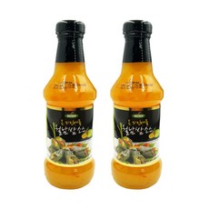 월남쌈 파인애플 소스 295gx2새콤달콤 쏘스 피쉬 샤브샤브 샐러드 튀김 드레싱 밀푀유나베, 2개