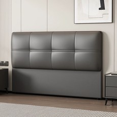 호텔식 침대 헤드보드 쿠션 프레임 리폼 벽보호 머리받침대 고급 인테리어 베드 헤드, 02 어두운 회색 고양이 긁힘 피부 1.5 미터 길이