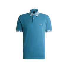 보스 패턴 칼라 폴로 셔츠