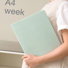 주간 A4 스케줄러 2026 빠른배송 노트 케이스 플래너속지, 03 라이트 그레이지
