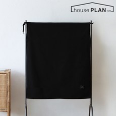 하우스플랜온 코튼 드레스룸 행거커버 면 소재 먼지 차단 옷덮개, 블랙