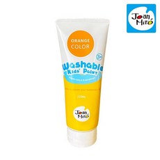 짜서쓰는 워셔블 물감 주황색 페인팅놀이 어린이집학습놀이 어린이집교구
