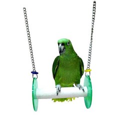 金瑞成鳥園 美國帕麗品牌 超輕感美趾滾輪鞦韆 磨趾效果 適用各種鳥種, 1個, 特小尺寸
