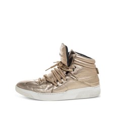 돌체앤가바나 중고 메탈릭 레더 스니커즈