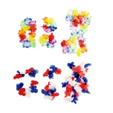 꽃팔찌 머리띠 훌라댄스 소품 하와이 목걸이세트_1P, 클래식