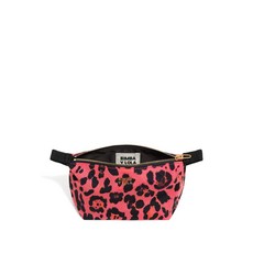 빔바이롤라 레오파드 프린트 지퍼 메이크업 파우치