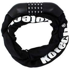 코텍 강력체인 고급자전거 번호열쇠 5자리 비밀번호자유설정, 혼합색상, 1개