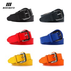 모리모토 무광 야구 벨트 MMB-0, 블랙, 1개