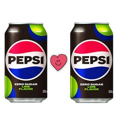 롯데 펩시콜라 제로 라임 업소용 355ml, 12개