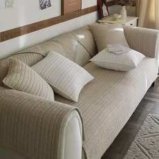 무아모아 레트로 쇼파패드 스트라이프 논슬립 매트