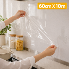 벨이지몰 기름차단 완벽방수 주방 시트지 투명, 1개