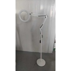 【NIKA】10吋專用LED美容燈 紋繡燈 放大鏡燈 美甲 美睫紋眉落地燈 110V照臉 霧眉紋身 工作燈 檯燈 立燈, 10吋白色冷光燈無配件款