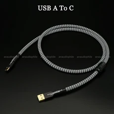 일본 CANARE HiFi USB 케이블 유형 A-B/USB C-B/C-C 오디오 데이터 케이블(PC DAC 모바일용), 03 2. A To C, 06 2m 6.56ft