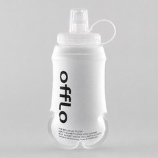 오플로 소프트 플라스크 스포츠 러닝 물통 물병 러닝 마라톤 경량 워터보틀, 1개, 250ml, 화이트(White)