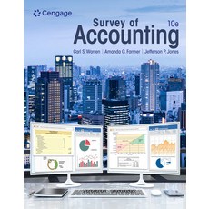 (영문도서) Survey of Accounting Hardcover, Cengage Learning, English, 9780357900291