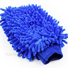 봉끼 극세사 청소 장갑 세차용장갑, 1개