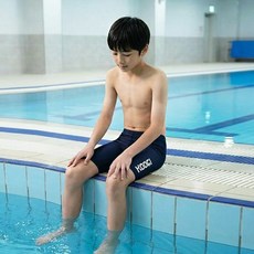 [백화점 출고] 쿠기 남아동/남주니어 베이직 5부 실내수영복 KB-S1523