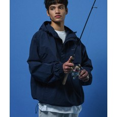 TRAVEL 트래블러 버튼 아노락 네이비