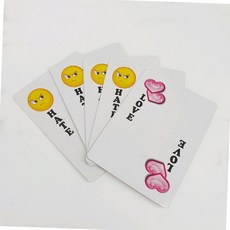 jl매직 미움이 사랑으로 변하는 카드 포커사이즈 교육용 초보 클로즈업 마술 도구 마술카드 교육용마술 카드마술도구