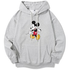 ILLUSO 迪士尼 Walking 米奇 刷毛連帽T恤